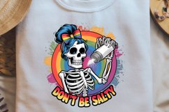 Retro Sarcastic Skeleton Sublimation Design Product Image 2