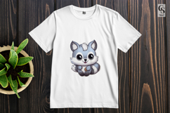 Cute Raccoon Donut Clipart Sublimation PNG Product Image 2