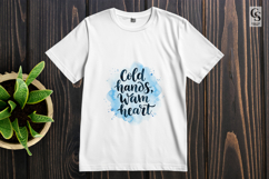 Cold Hands Warm Heart Clipart Sublimation PNG Product Image 2