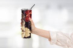 Colorful Flowers tumbler warp design Product Image 3