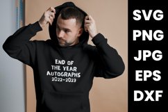 End Of The Year Autographs 2022-2023 SVG,PNG, JPG, EPS, DXF Product Image 2