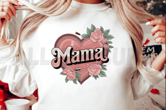 Mama Sublimation PNG, Floral Mama Sublimation PNG Product Image 2