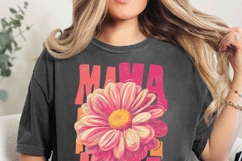 Floral Mama Brushstroke PNG | Mama Flower Png | Preppy Mama Product Image 2