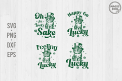 St. Patrick's Day SVG|Lucky Leprechaun Cat|Saint Patty's Day Product Image 1