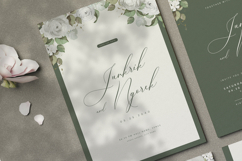 beautiful wedding card invitation with roses flower Product Image 2