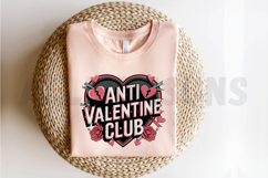 Anti Valentine Club PNG, Anti Valentine’s Day Sublimation Product Image 2