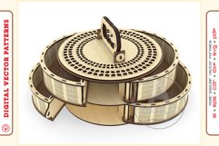 Box Organizer v32 - laser cut file - Glowforge ready SVG Product Image 2