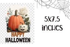 Happy Halloween Towel, Halloween Pumpkins Sublimation Towel Product Image 2