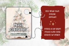 Boho Christmas Tree Money Cards, Christmas Money Card Product Image 2