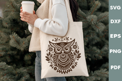 Vintage Owl Design, Cutting board laser SVG, Cricut Product Image 3