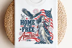 Liberty Tour Patriotic Eagle PNG, Vintage American Eagle Fre Product Image 2