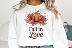 Fall in Love Svg | Thanksgiving Svg | Shirt Svg Product Image 1