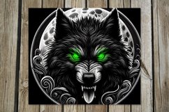 Embroidery wolf | 8 skinny tumbler Sublimation designs Product Image 2