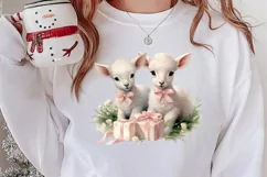 Christmas Baby Animals Clipart, Christmas Animal Safari Product Image 2