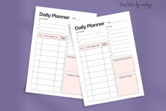 Work Daily Planner Template Printable &amp; Editable Canva Product Image 2