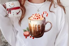 Christmas Drink Clipart Sublimation, Christmas PNG Product Image 2