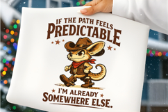 Predictable Path Cowboy Mouse Quote Product Image 4