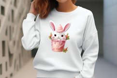 Easter Coffee Cup Sublimation Clipart, Watercolor Clipart Product Image 2