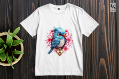 Colorful Bird Clipart Sublimation PNG Product Image 2