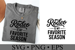 Rodeo is my favorite season Svg | Game Day Svg | Shirt Svg Product Image 1