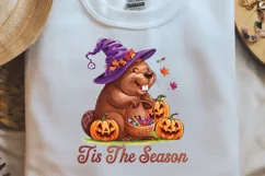 Halloween Capybara Sublimation PNG, Tis the season Product Image 2