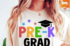 Pre-k Grad 2025 SVG, Graduation SVG, Pre-k Graduate T-shirt Product Image 2