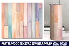 Pastel Wood Texture Tumbler Wrap Product Image 1