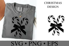 Christmas Candy Cane Svg | Christmas svg | Shirt Svg Product Image 1