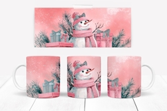 Cartoon Christmas Mug Bundle, Winter Animals Mug Designs Product Image 2