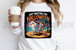Just waiting for Halloween Sublimation PNG Design Product Image 2