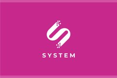 System Letter S logo design vector template Product Image 2