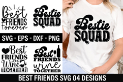 Best Friend SVG Design - Best Friends Wine Together Product Image 1