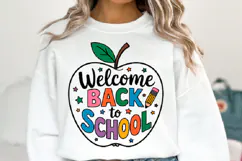 Welcome back to School svg | Svg File for Cricut | Shirt Svg Product Image 1