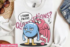 I think I'm over QUESTIONS PNG, Chemistry Sublimation PNG Product Image 3