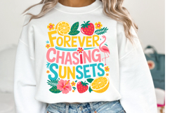 Forever Chasing Sunsets Svg | Svg Files | Shirt Svg Product Image 3