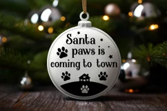 Santa paws is coming to town SVG, Christmas Dog SVG Product Image 2