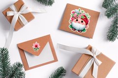Cute Christmas Watercolor Gnomes Sticker Design Bundle Product Image 2