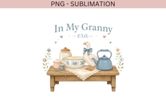 In My Granny Era PNG | Cottagecore Goose Kitchen Design Product Image 2
