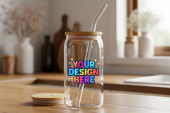 Glass Can Mockup Product Image 2