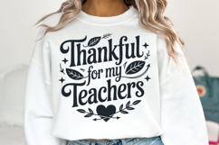Thankful for my Teacher Svg | Thanksgiving Svg | Shirt Svg Product Image 1