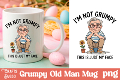 Grumpy Father&#039;s Day Bundle Mug Old Man design png Product Image 3