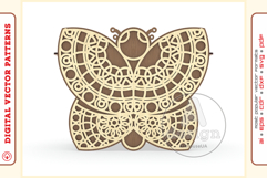 Wooden clutch purse v113 - laser cut vector - Glowforge file Product Image 2