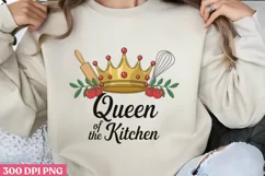 Queen of the Kitchen PNG, Kitchen Quotes Clipart PNG Product Image 2