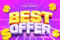 Editable Text Effect for Illustrator. Vector Graphic styles Product Image 1