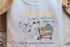 Funny Cat Quotes Sublimation Design, Funny Cat Quotes , PNG Product Image 2