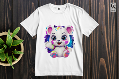 Cute Baby Panda Clipart Sublimation PNG Product Image 2