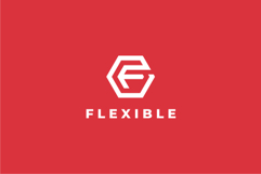 Hexagon Letter F Logo Design Vector Template Product Image 2