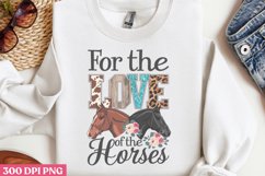 For The Love Of the Horses PNG, Beauty Farm Sublimation PNG Product Image 3