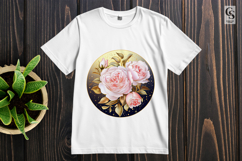 Elegant Rose Bouquet Clipart Sublimation PNG Product Image 2