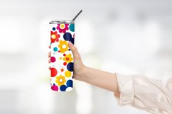 Floral Pattern Tumbler Wrap Sublimation Design Product Image 2